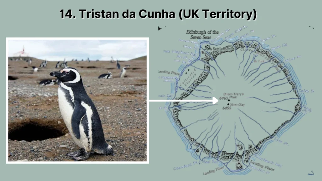 14. Tristan da Cunha (UK Territory)