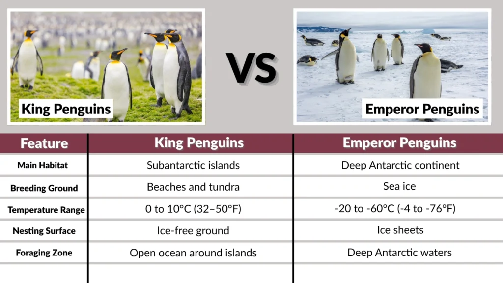 Comparison with Emperor Penguins' Habitat