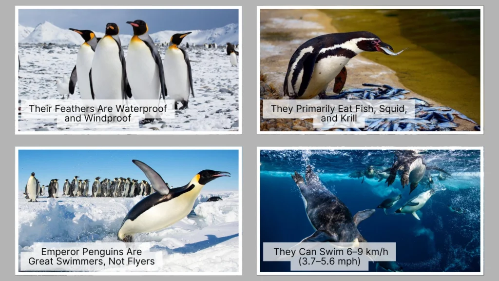 Their Feathers Are Waterproof and Windproof