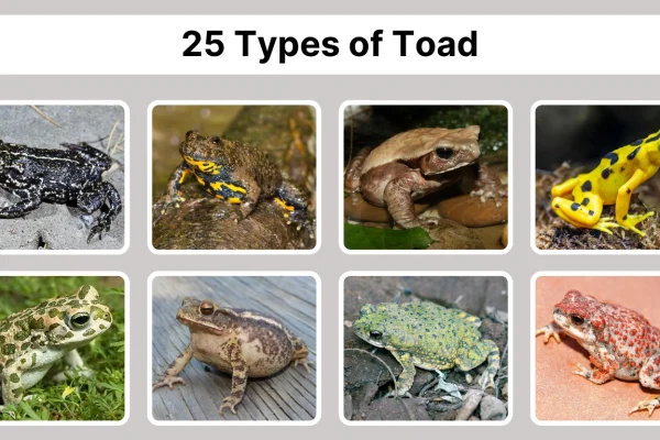 25 Types of Toad Species Identification with Pictures
