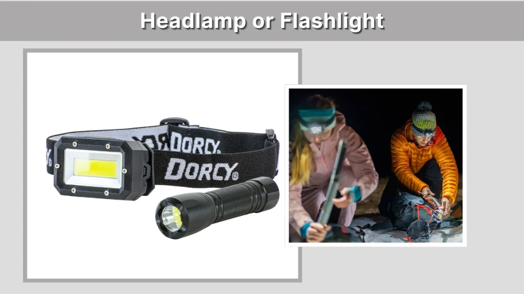 Headlamp or Flashlight