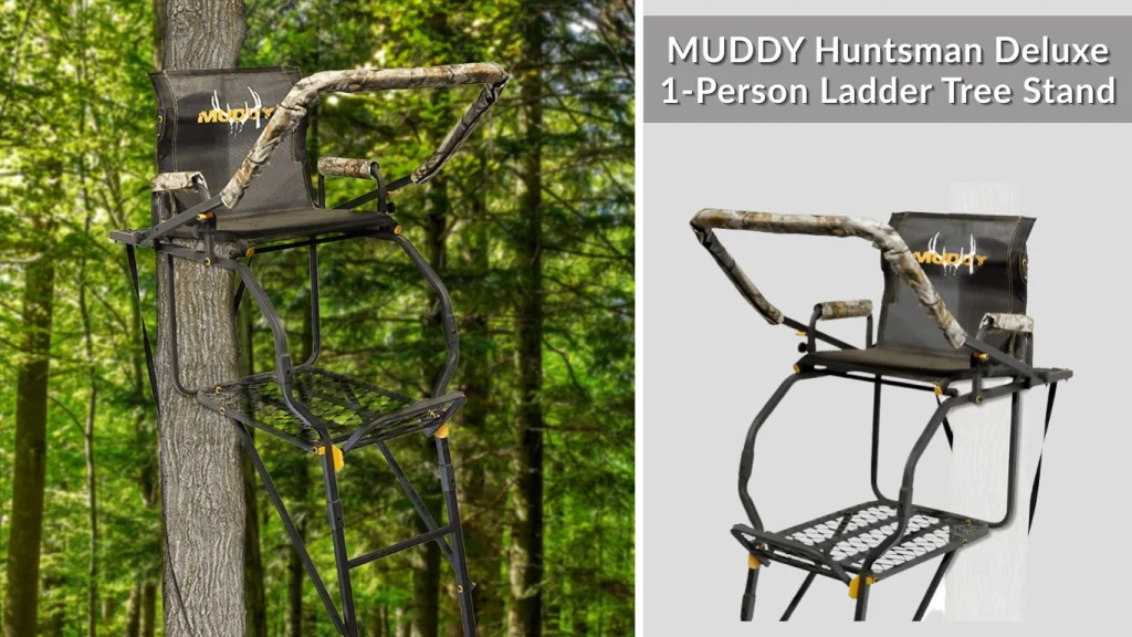 MUDDY Huntsman Deluxe 1-Person Ladder Tree Stand