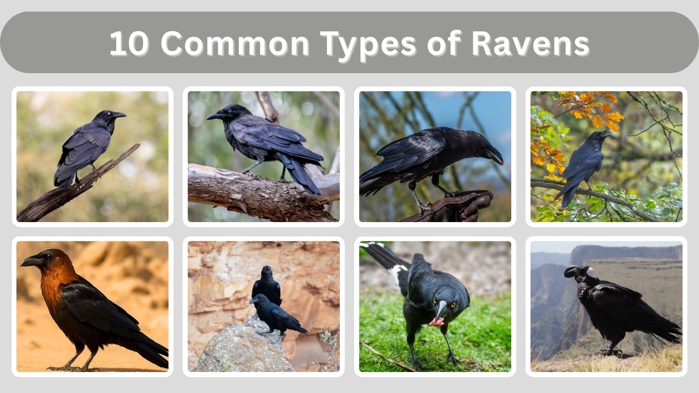 10 Common Types of Ravens: Habitat, Diet, and Lifecycle 