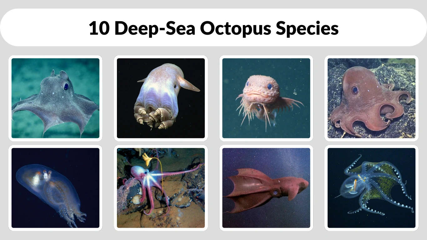 10 Deep-Sea Octopus Species Identification with Pictures 