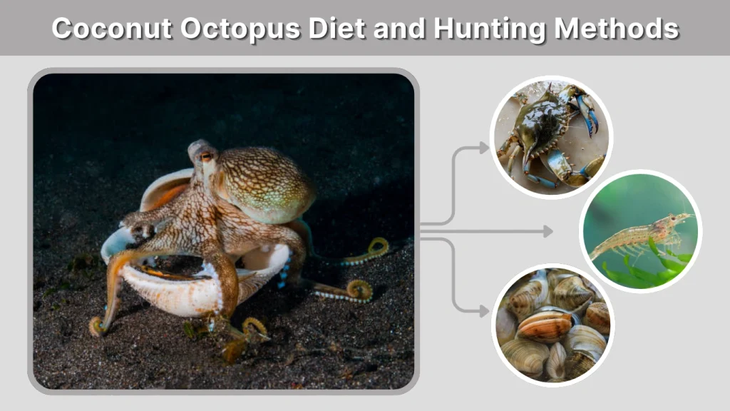 Coconut Octopus Diet and Hunting Methods