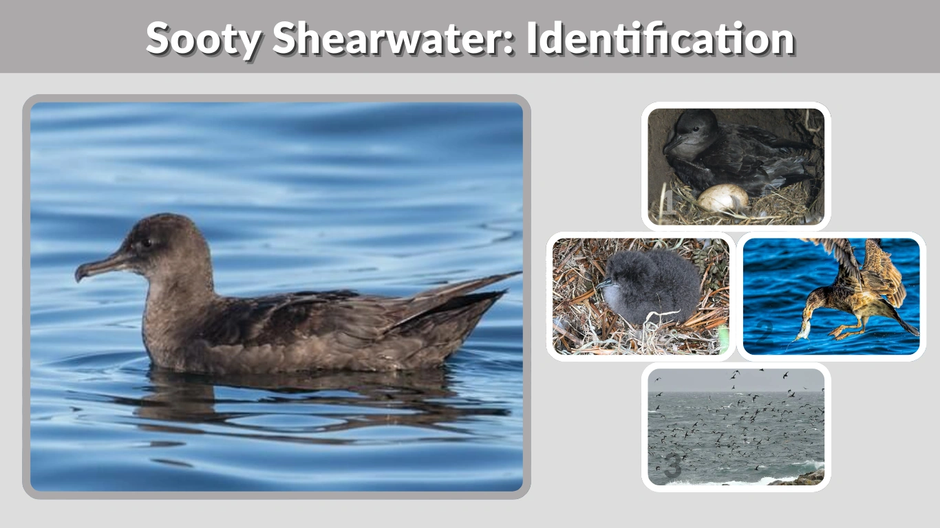 Sooty Shearwater Identification, Habitat, Diet & Facts