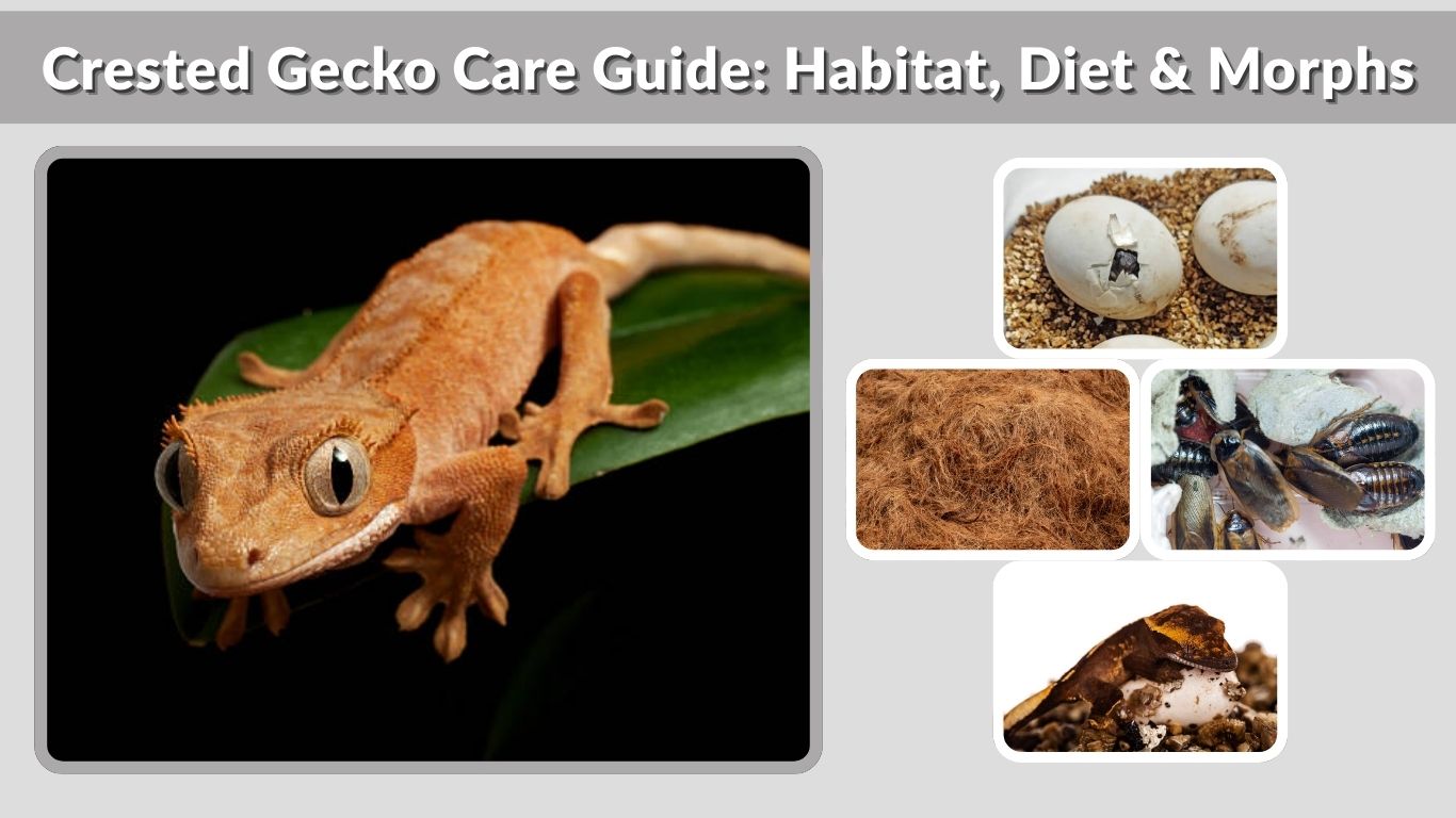 Crested Gecko Care Guide: Habitat, Diet & Morphs