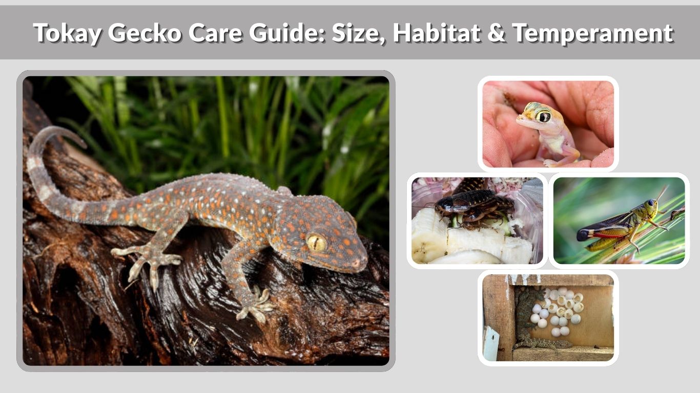 Tokay Gecko Care Guide: Size, Habitat & Temperament