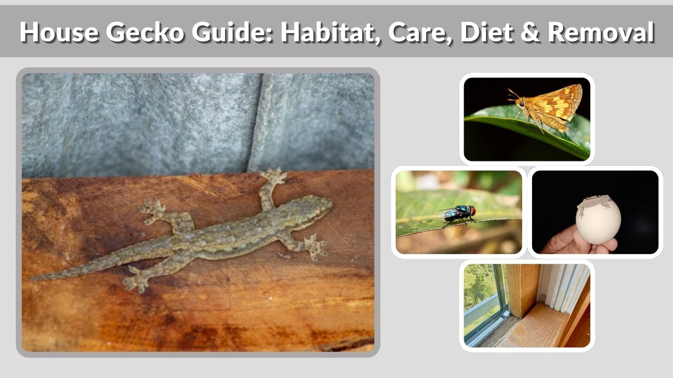 House Gecko Guide: Habitat, Care, Diet & Removal