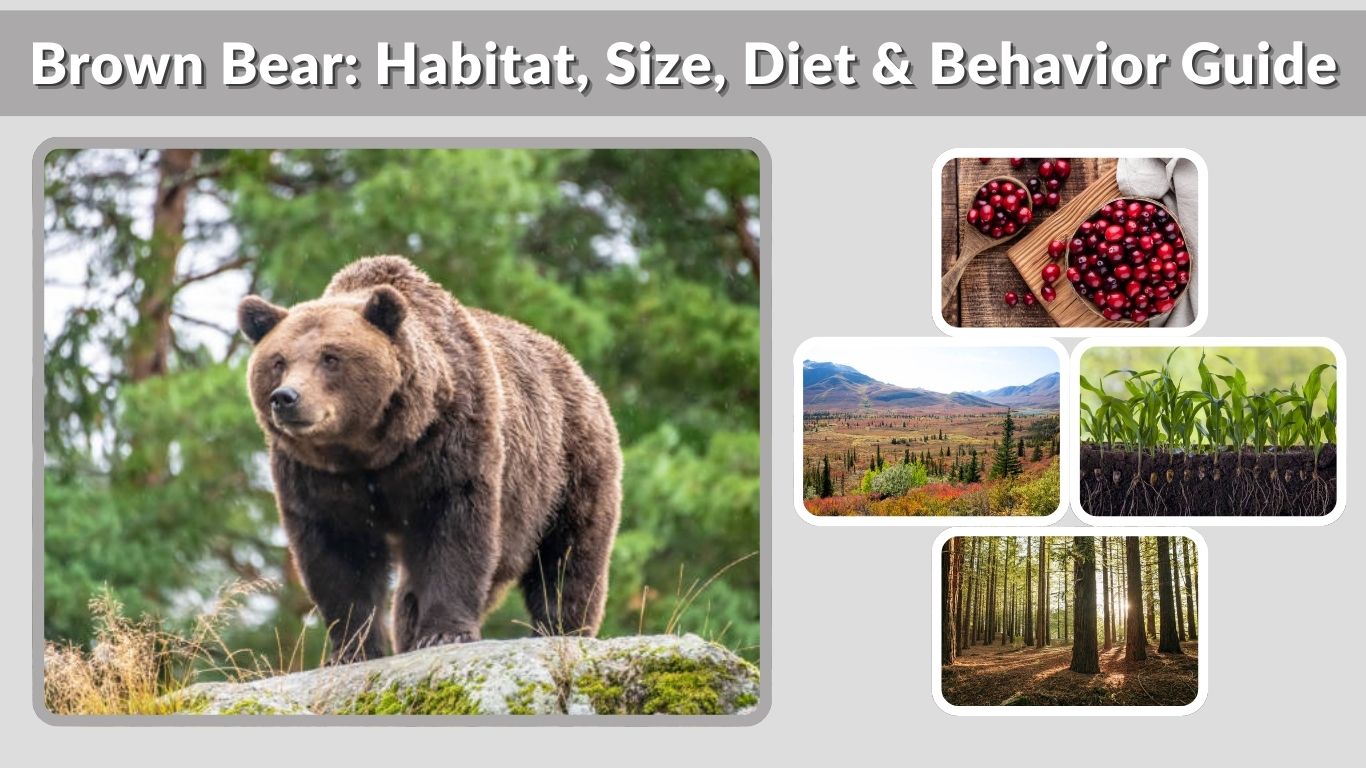 Brown Bear: Habitat, Size, Diet & Behavior Guide