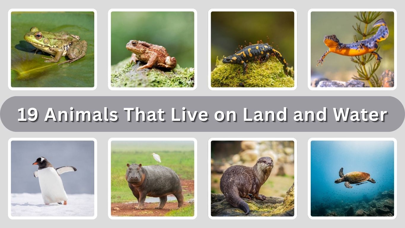 19 Animals That Live on Land and Water (Identification With Pictures)