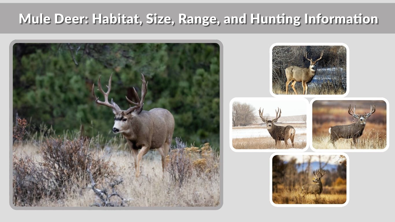 Mule Deer: Habitat, Size, Range, and Hunting Information