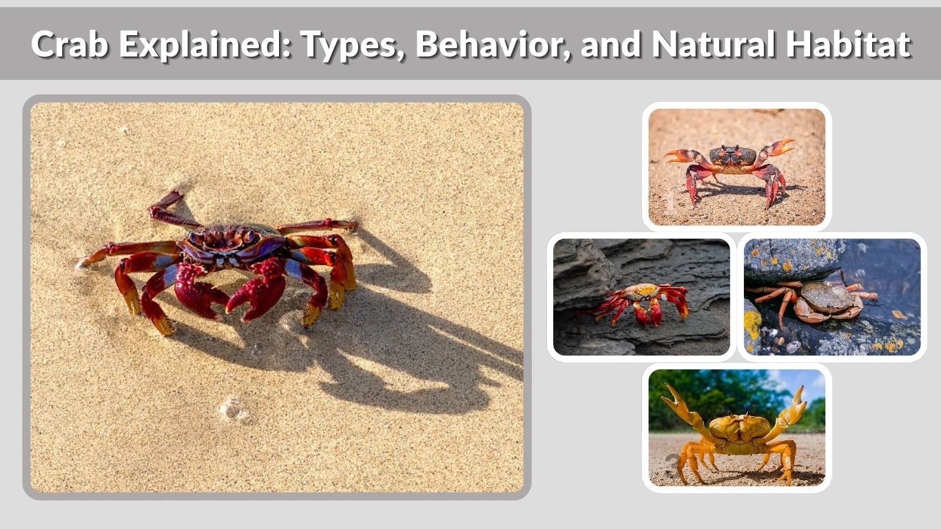 Crab Explained: Types, Behavior, and Natural Habitat