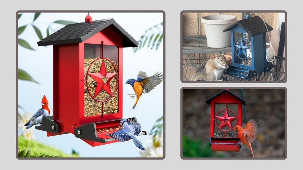 Bilateral Weight-Activated Squirrel-Proof Bird Feeder