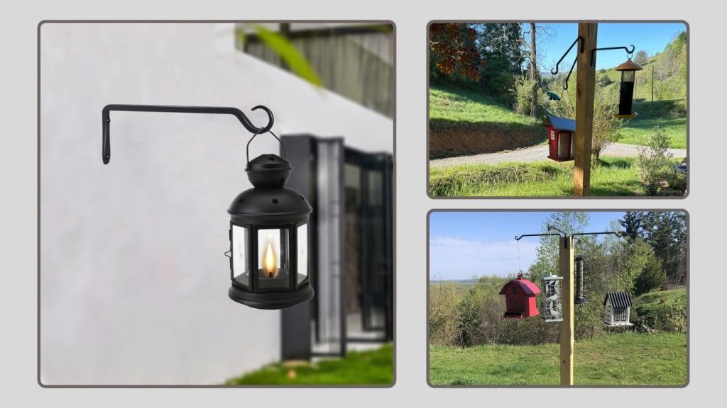AILIN Premium Hanging Planters Bracket for Lanterns & Feeders