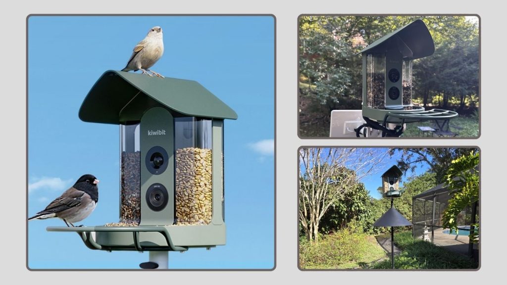 Kiwibit Beako™ Smart Bird Feeder with 4K Camera