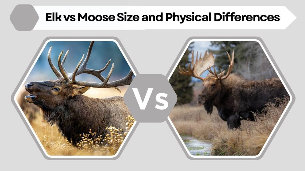 Elk vs Moose Size and Physical Differences