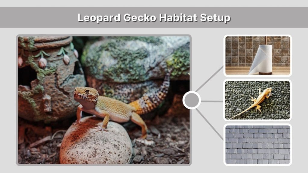 Leopard Gecko Habitat Setup