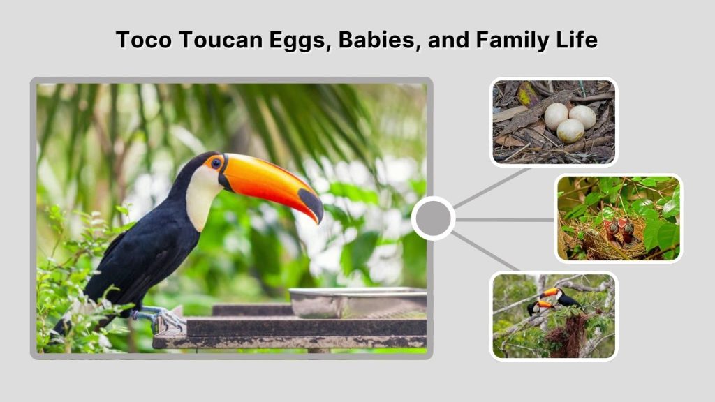 Toco Toucan Eggs, Babies, and Family Life