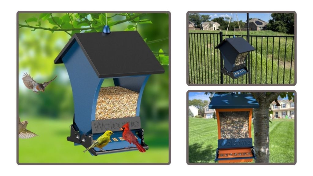 Wildpark Squirrel-Proof Outdoor Bird Feeder