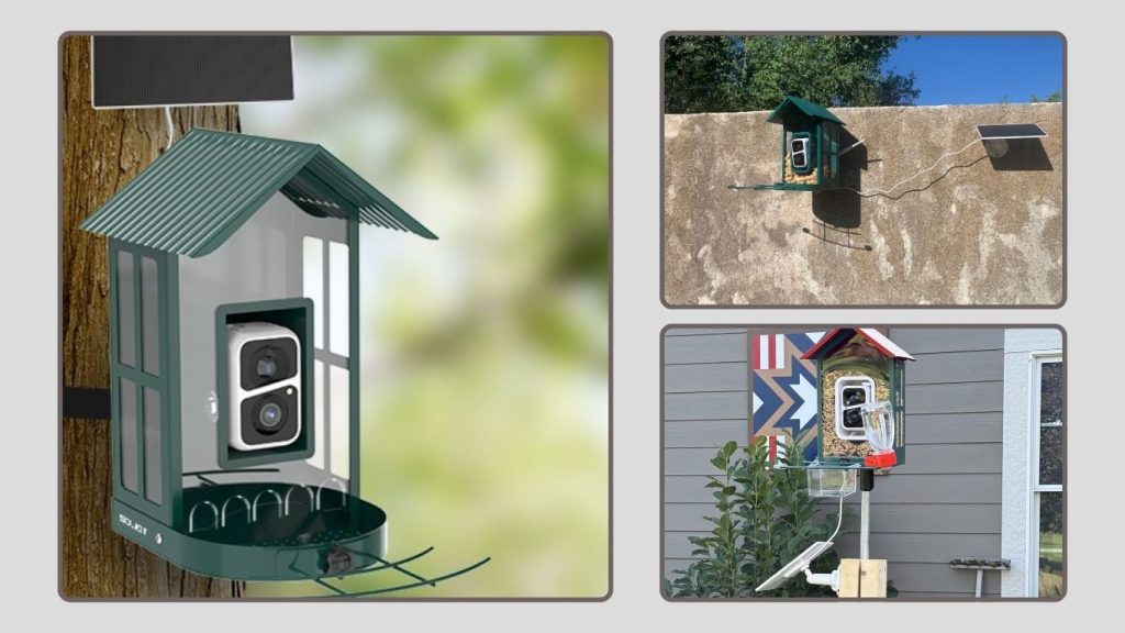  SOLIOM Smart Bird Feeder Camera – AI Species Identification (Model B0BRM3SCS8)