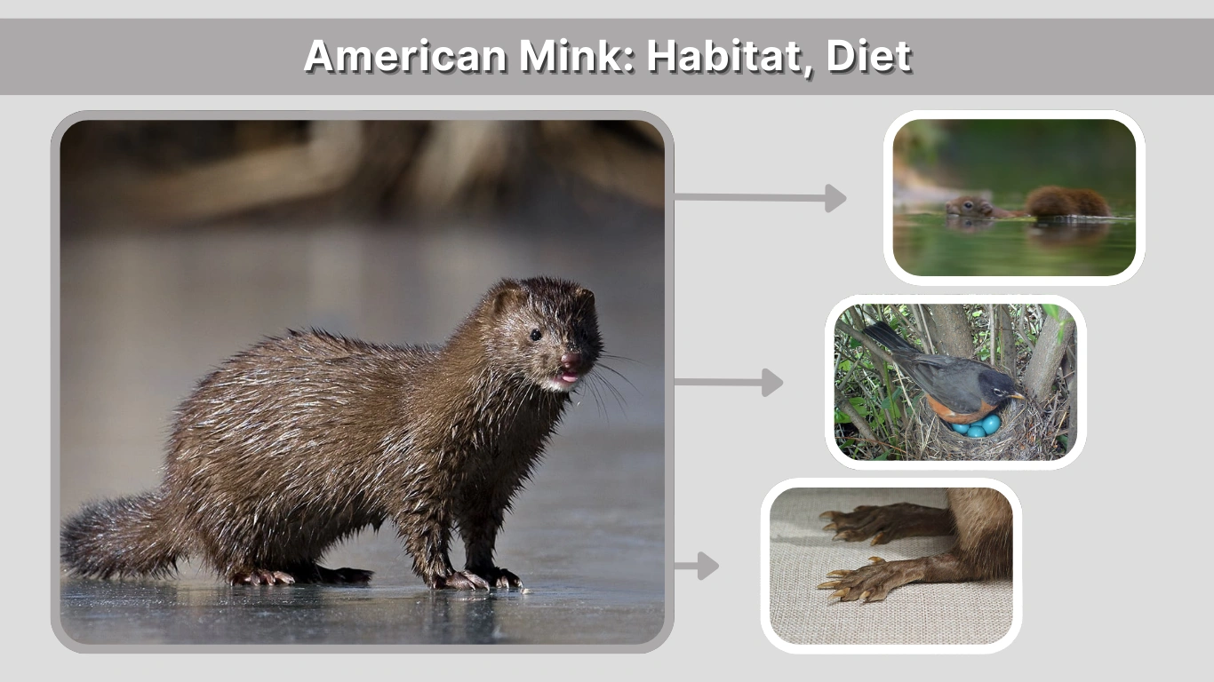 American Mink Habitat, Diet, Behavior & Facts
