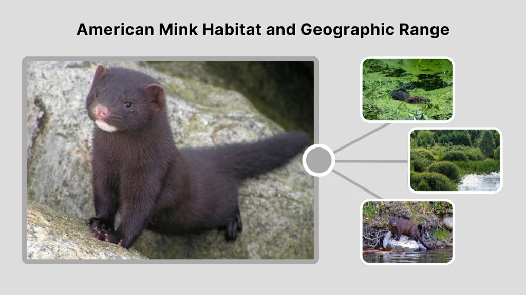 American Mink Habitat and Geographic Range