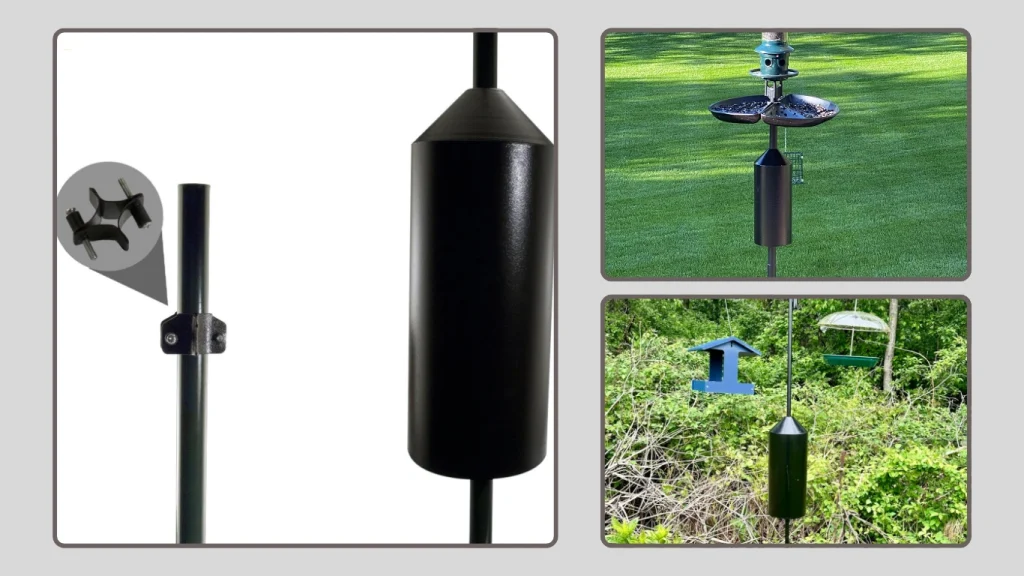 Audubon Torpedo Squirrel Baffle (Model NATORPEDO)