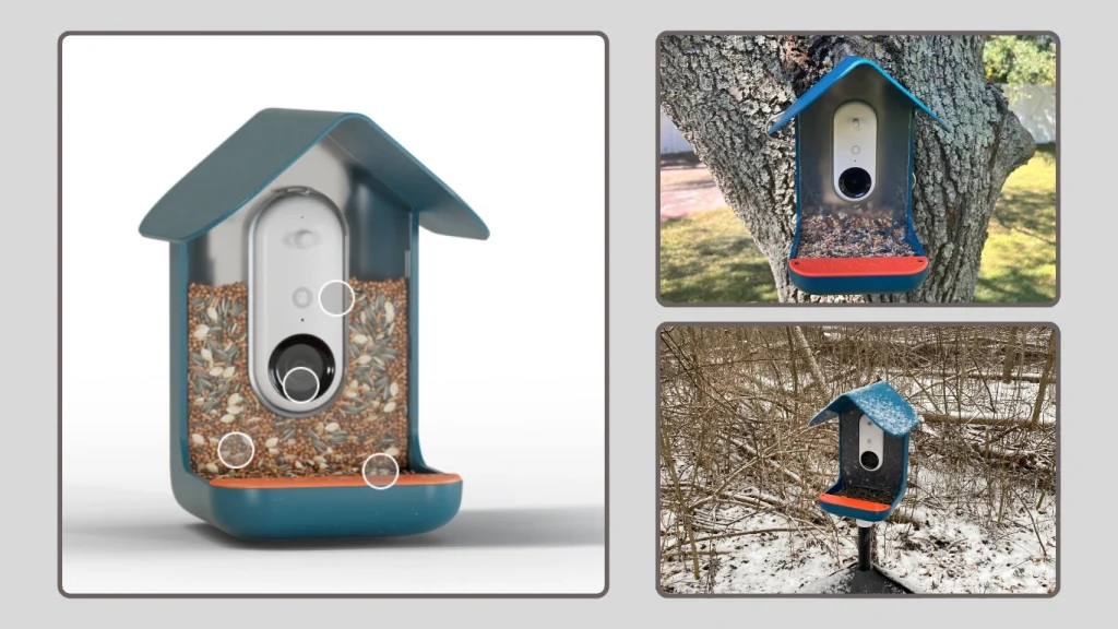 Birdbuddy Smart Solar Hummingbird Feeder with Camera