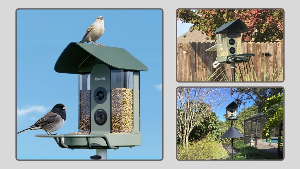 Birdfy Smart Bird Feeder with Camera (Metal Outdoor Design)