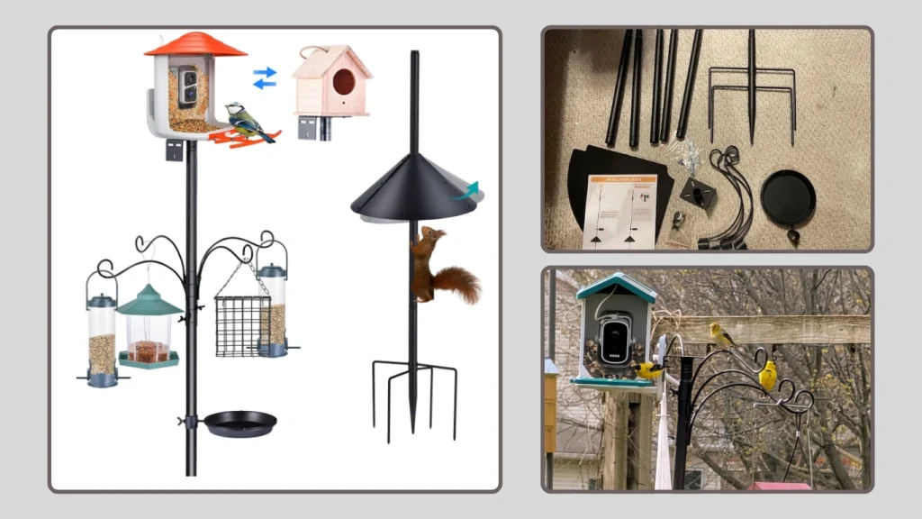 BirdhouseSquirrel Adjustable Shepherds Hook Pole