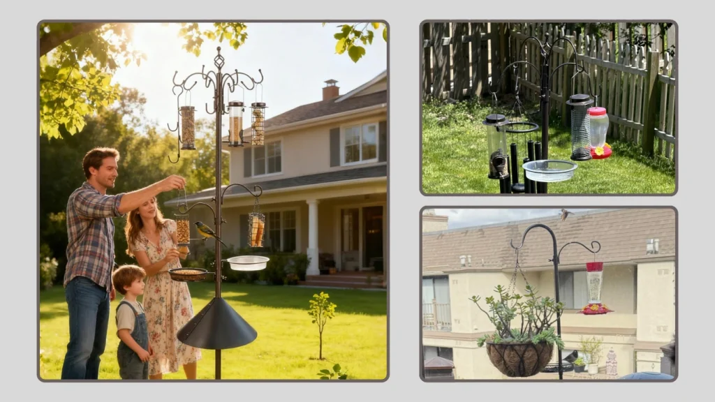 ERYTLLY Bird Feeding Station Kit (Attracting Wild Birds)