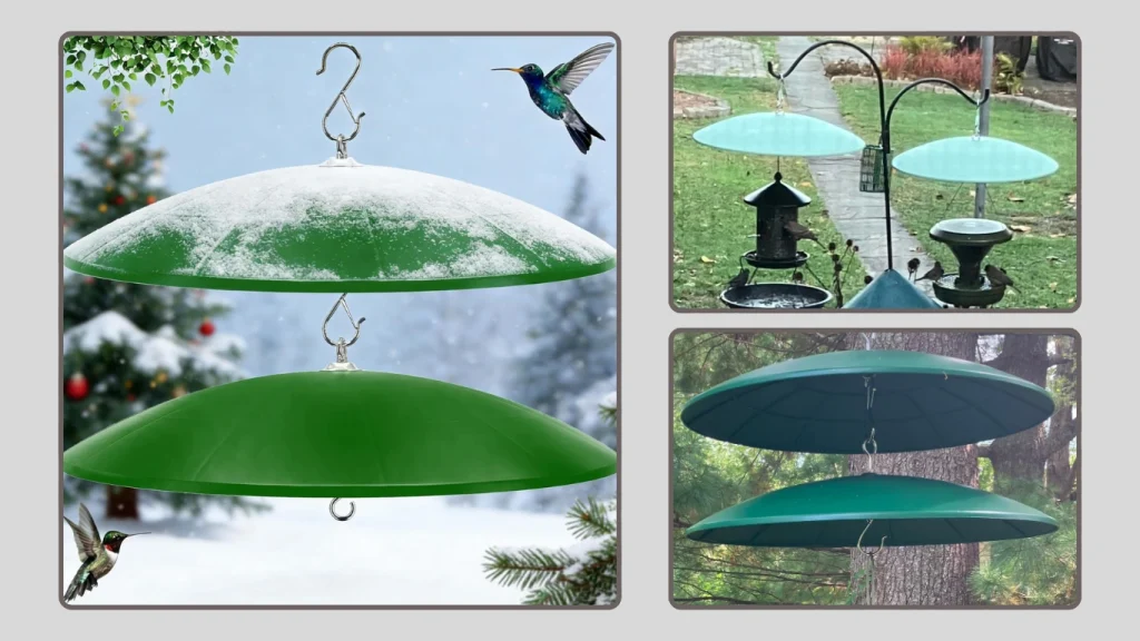 Extra Large Squirrel & Hummingbird Feeder Rain Dome