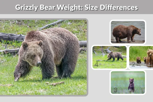 Grizzly Bear Weight Size Differences, Growth, and Seasonal Changes