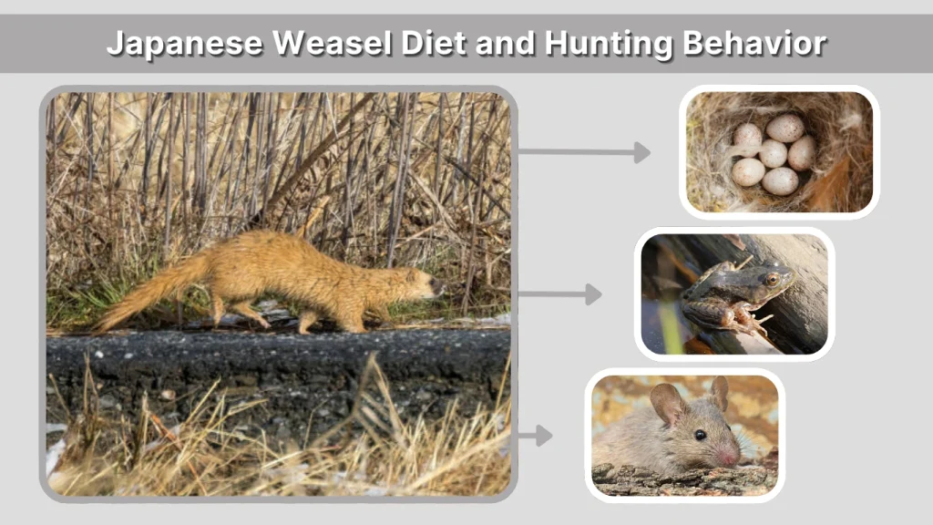 Japanese Weasel Diet and Hunting Behavior