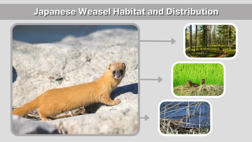 Japanese Weasel Habitat and Distribution