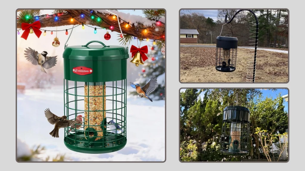 Kingsyard Squirrel Feeder Outdoor Hanging (Variant)