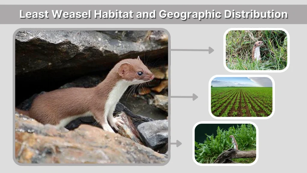 Least Weasel Habitat and Geographic Distribution