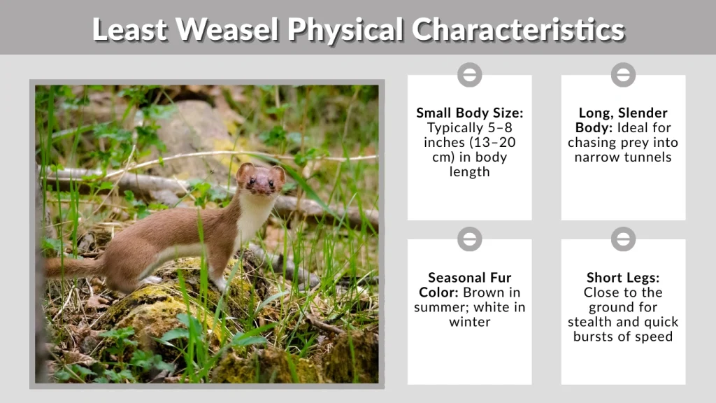 Least Weasel Physical Characteristics