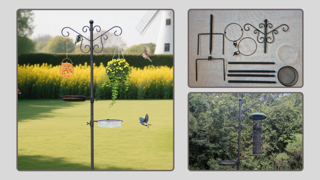 MIXXIDEA Wind-Resistant Outdoor Feeding Station