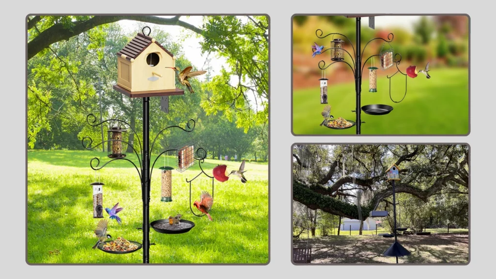 MQHUAYU Squirrel Adjustable Shepherds Hummingbird Pole