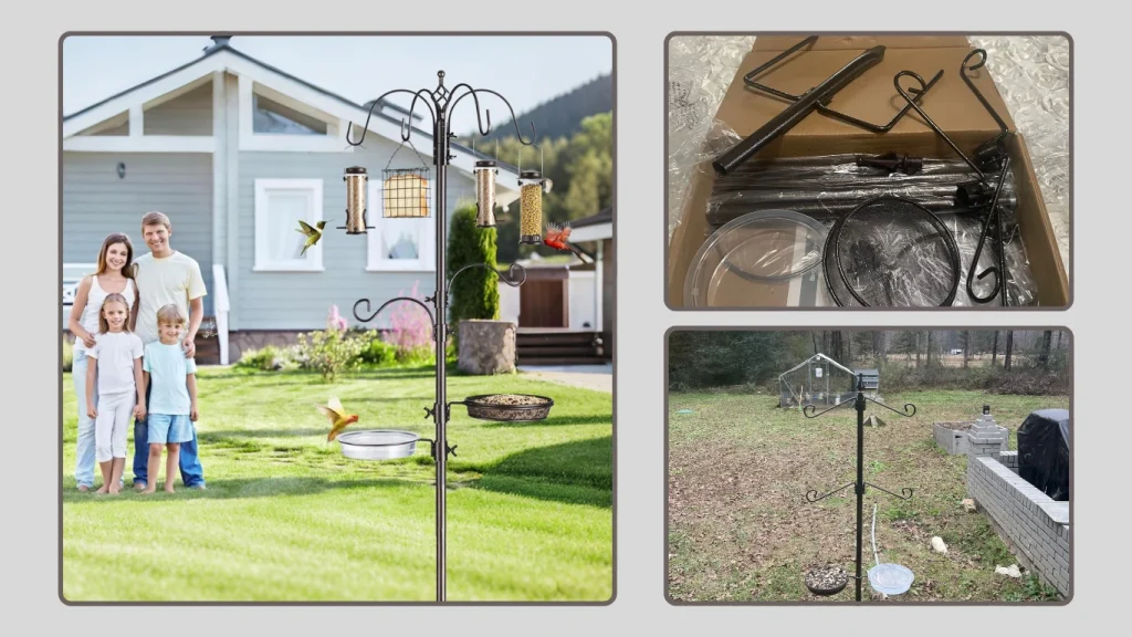 NestShld Feeding Station – 5-Prong Feeder Stand