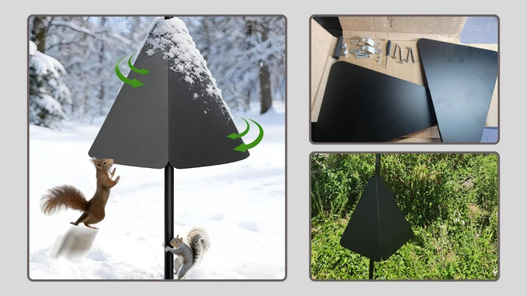 Squirrel Defense Shepherd Hook Guard – Rust-Proof & Bite-Proof