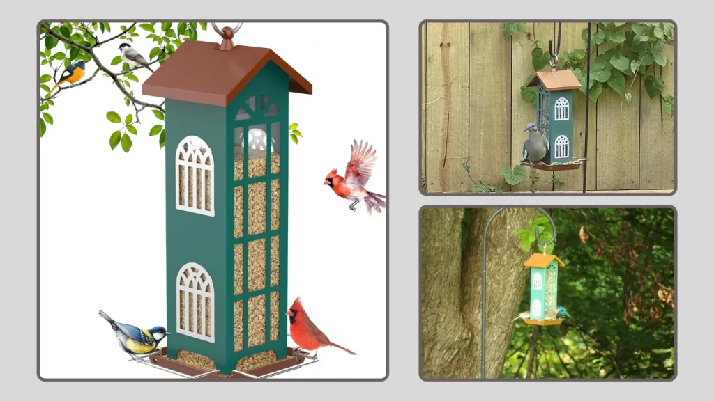 WaterproofRust-Proof Bird Feeder (ChickadeesGoldfinches)