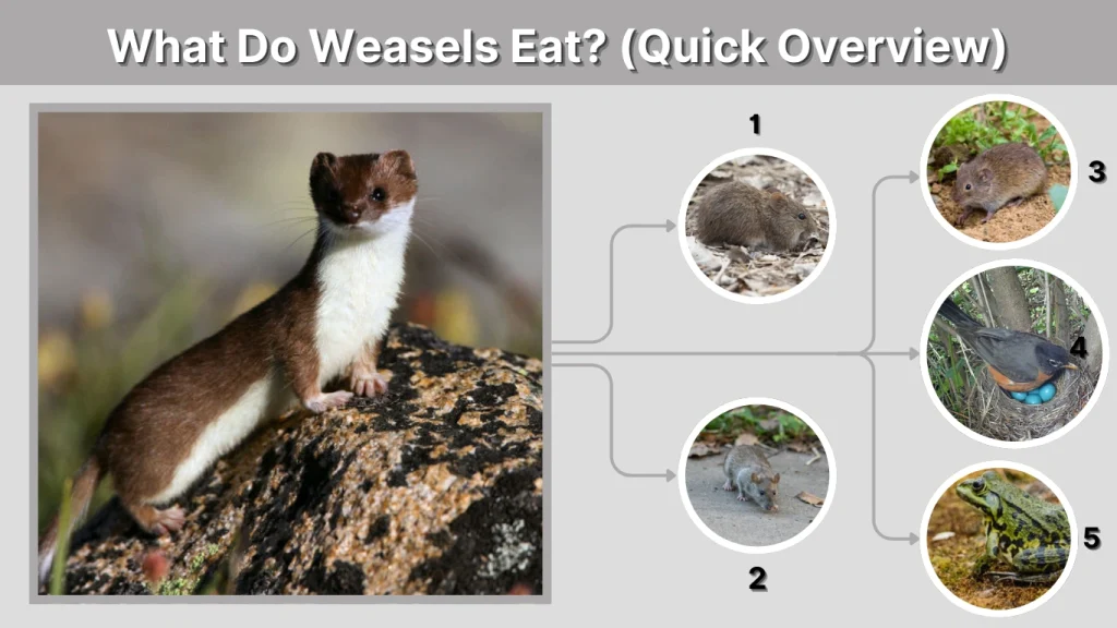 What Do Weasels Eat (Quick Overview)