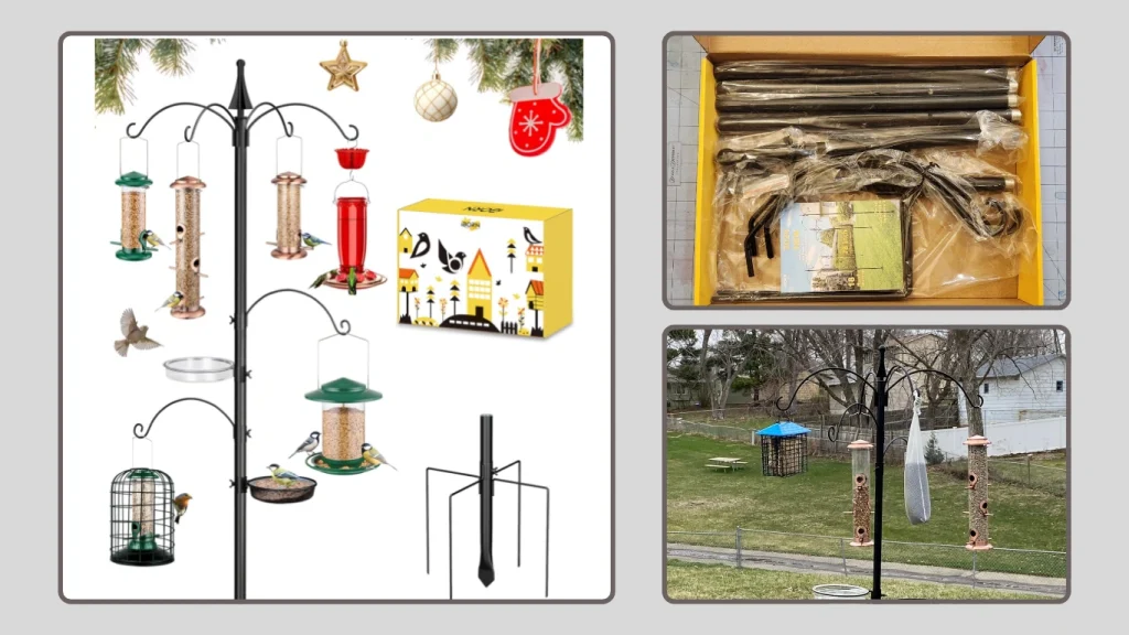 iBorn Adjustable Feeding Station (Stabilizer Included)