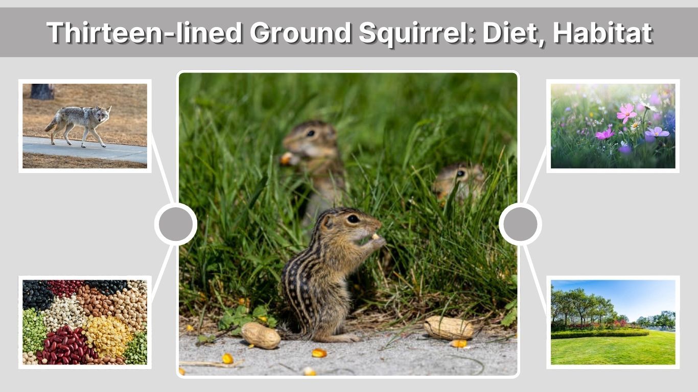 Thirteen-lined Ground Squirrel: Diet, Habitat & Interesting Facts