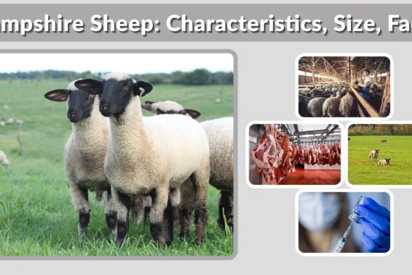 Hampshire Sheep: Characteristics, Size, Facts & Farming Guide