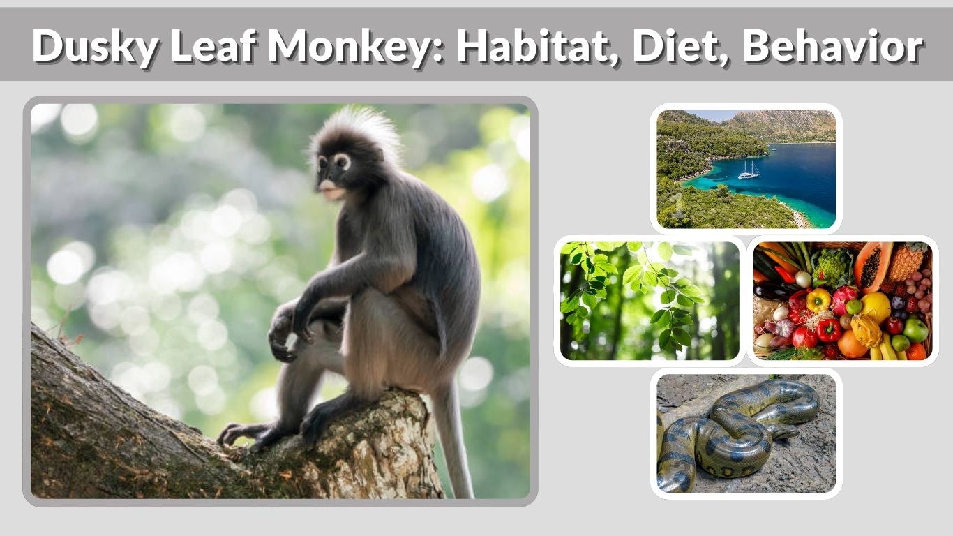 Dusky Leaf Monkey: Habitat, Diet, Behavior and Fascinating Facts