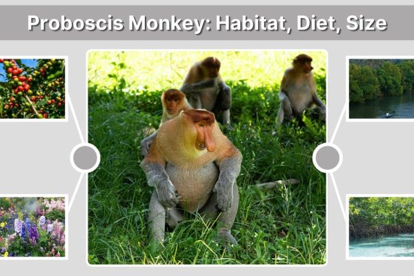 Proboscis Monkey: Habitat, Diet, Size and Interesting Facts